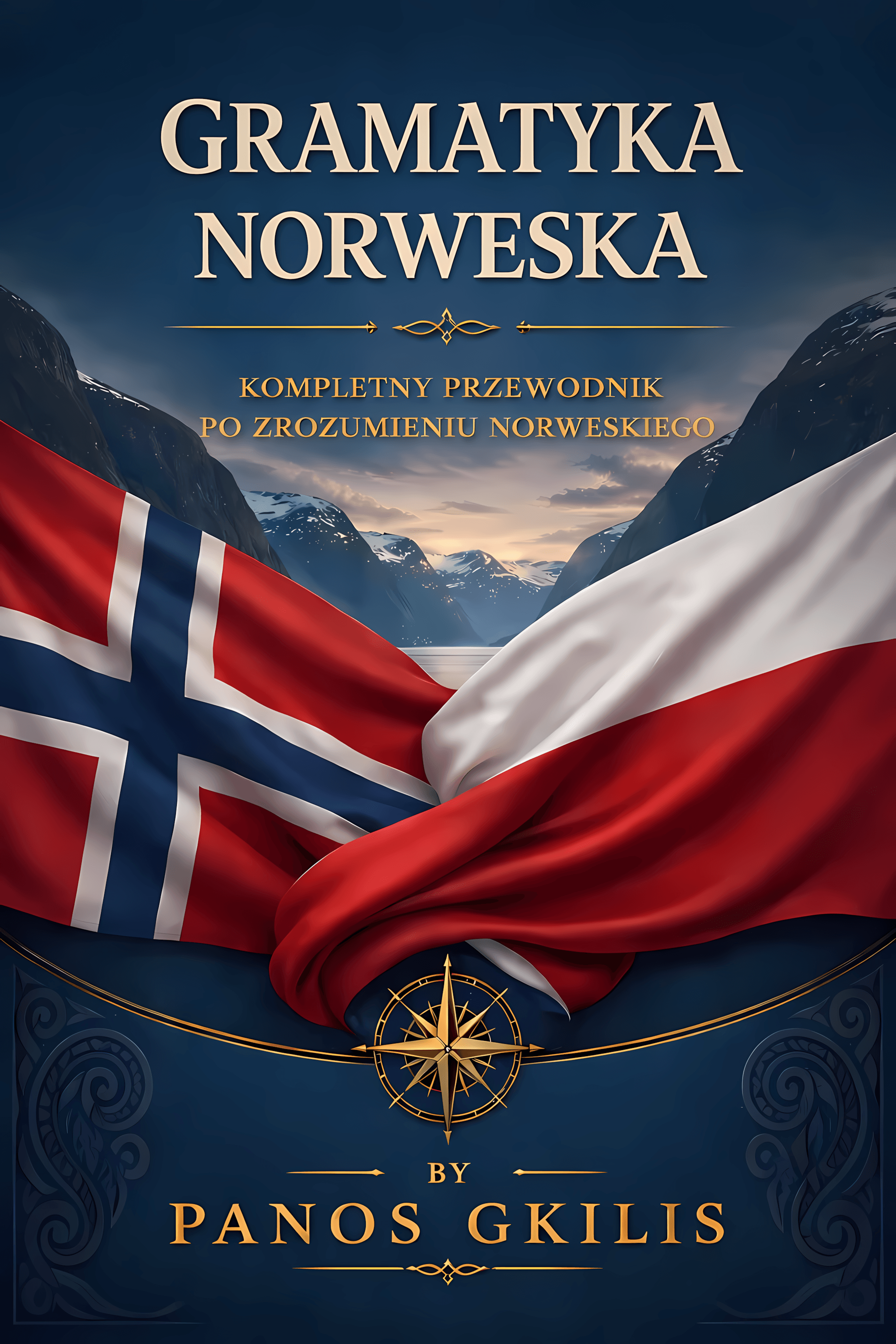 Norwegian grammar book Polish edition cover